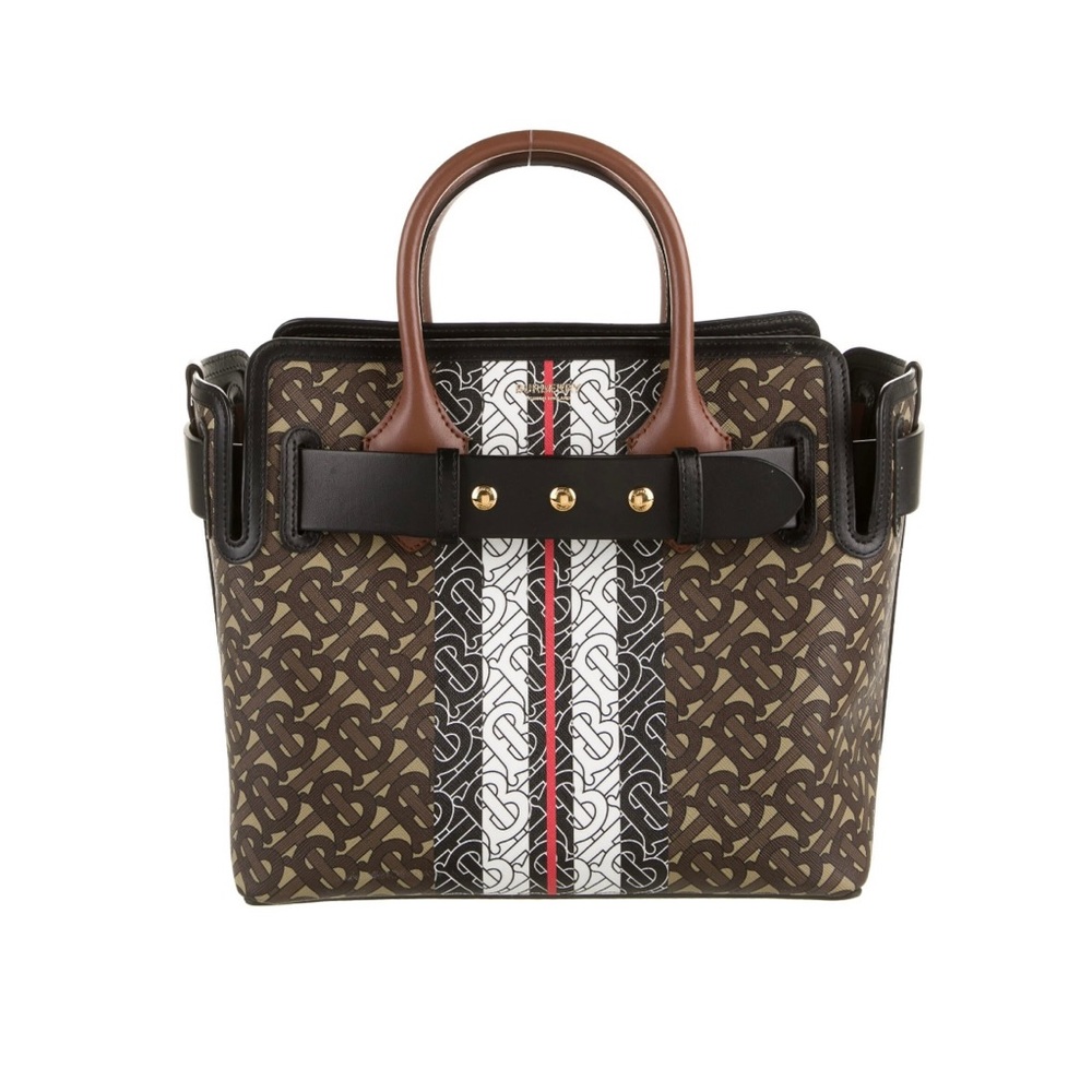 👜🥰 Classic & Classy Burberry TB Monogram Handle Bag EUC 😘👜